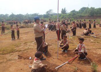 Pramuka Penggalang se-Kwarran Cileungsi Ikuti LT-II Tahun 2023