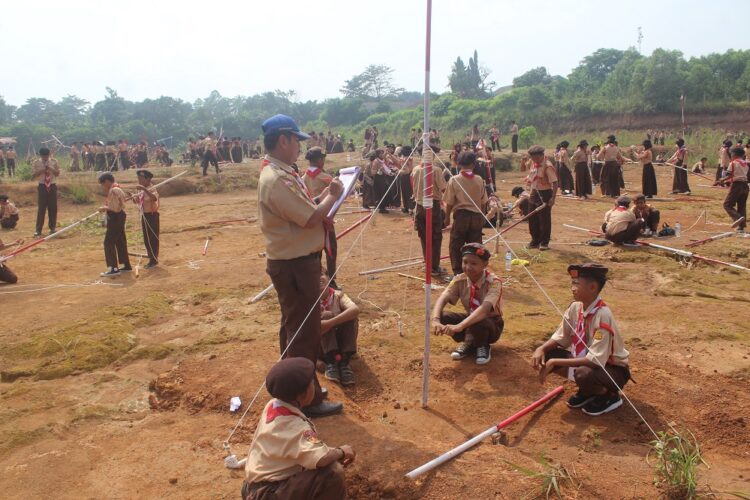 Pramuka Penggalang se-Kwarran Cileungsi Ikuti LT-II Tahun 2023