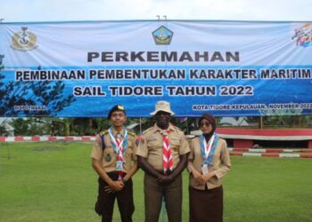 Saka Bahari Lantamal XI Merauke Ikuti Pembinaan Pembentukan Karakter Maritim Tahun 2022