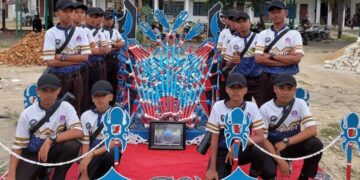 Pramuka Pondok pesantren At Taufiqiyah Ciptakan Pionering Simetris yang Memukau