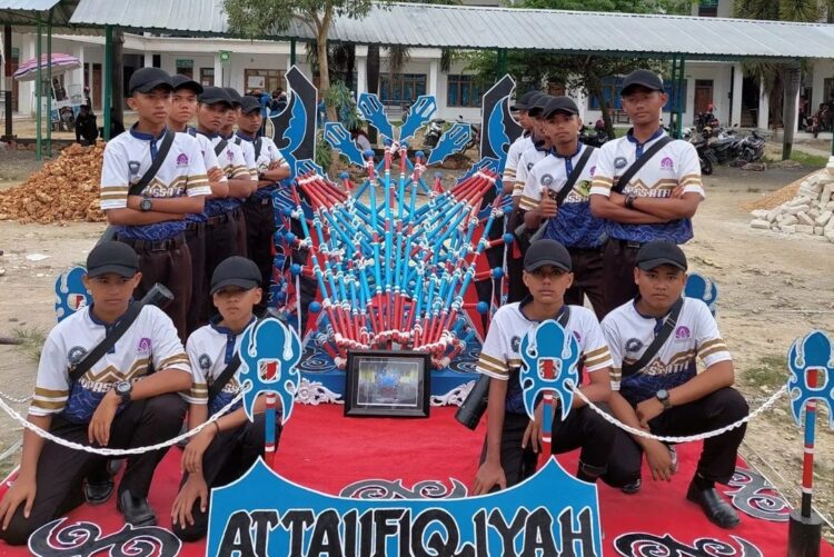 Pramuka Pondok pesantren At Taufiqiyah Ciptakan Pionering Simetris yang Memukau
