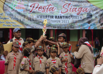 Kwartir Ranting Jiken Sukses Gelar Pesta Siaga 2023