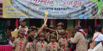 Kwartir Ranting Jiken Sukses Gelar Pesta Siaga 2023