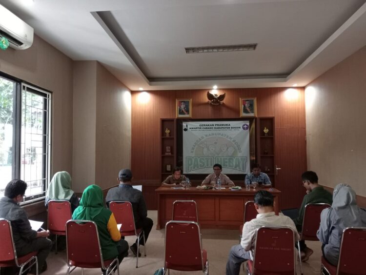 Tindaklanjuti Hasil Rakercab, Waka Binamuda Kwarcab Bogor Adakan Rapat Internal Bahas Program 2023