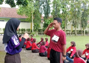 Calon Dewan Ambalan SMA Negeri 1 Ajibarang Ikuti Diklat