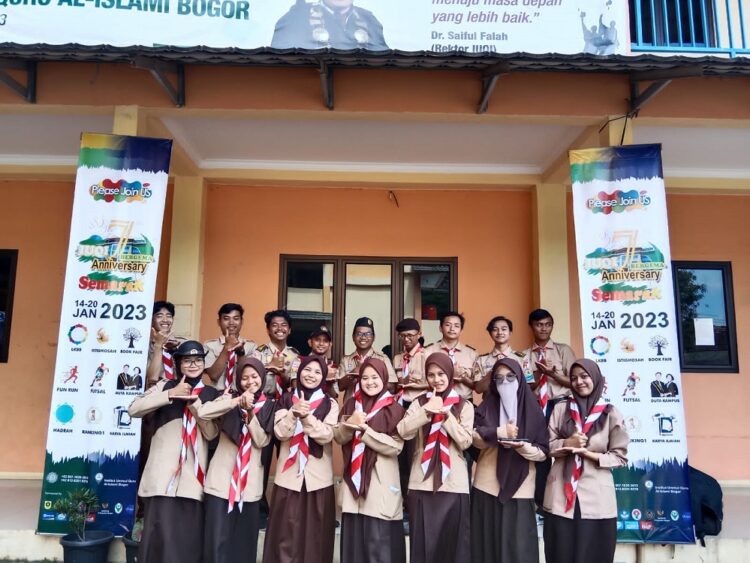 Tingkatkan Potensi, Pramuka IUQI Bogor Adakan Penerimaan Tamu Racana