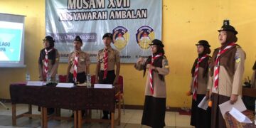 Pramuka SMAN 1 Megamendung Kabupaten Bogor Gelar Musyawarah Ambalan ke-17.