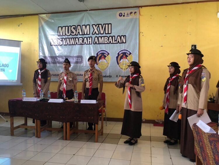 Pramuka SMAN 1 Megamendung Kabupaten Bogor Gelar Musyawarah Ambalan ke-17.