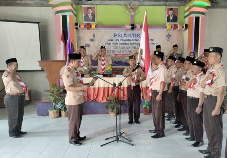 Ketua dan Jajaran Pengurus Kwarran Klambu Masa Bakti 2022-2025 Resmi Dilantik