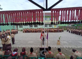 LT-II Pramuka Kwarran Leuwisadeng Tahun 2023 Berjalan Sukses dan Meriah