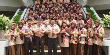 Kwartir Nasional Terima Audiensi dari Gudep Pangkalan SMK Bismillah, Serang
