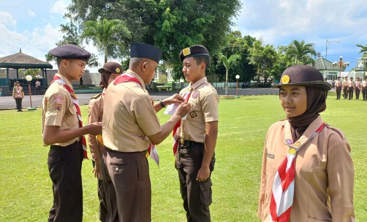Saka Wira Kartia Pangkalan Kodim 0701/Banyumas Gelar Binsar Calon Anggota