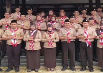 Pengurus Saka Milenial Kwarcab Jepara Masa Bakti 2022-2025 Dilantik, Ajak Perangi Berita Hoak