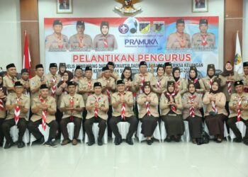 Kak Rusdy Mastura Lantik Pengurus Kwarda Sulteng Masa Bakti 2022-2027