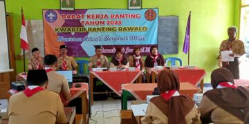 Kwartir Ranting Rawalo, Banyumas Gelar Rakkerran