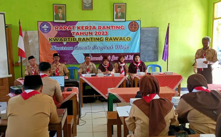 Kwartir Ranting Rawalo, Banyumas Gelar Rakkerran