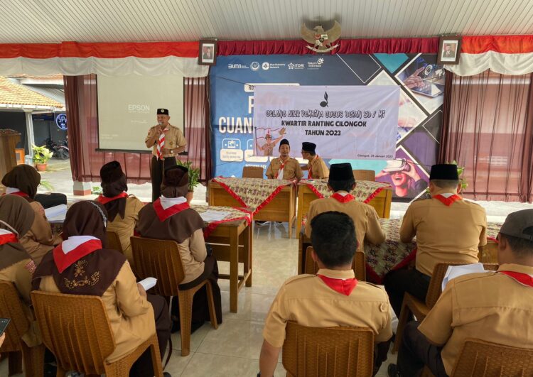 Kwarran Cilongok Gelar Gelang Ajar Bagi Pembina Pramuka