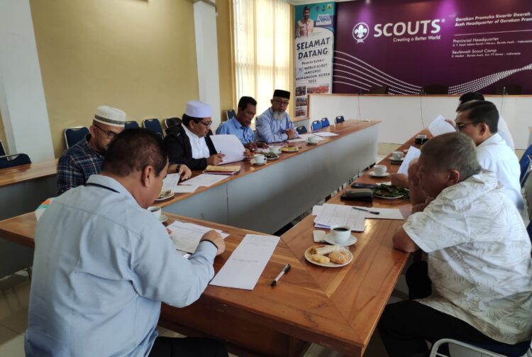 Hadapi Kegiatan Pramuka 2023, Kwarda Aceh Gelar Rapat Pimpinan.