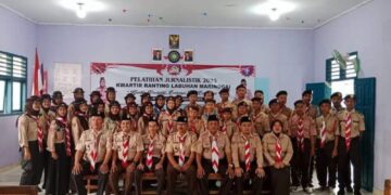Tingkatkan Skill Anggota, Kwarran Labuhan Maringgai Gelar Pelatihan Jurnalistik 2023