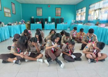 Gudep SMP Negeri 2 Tutuyan Selenggarakan Latihan Perdana