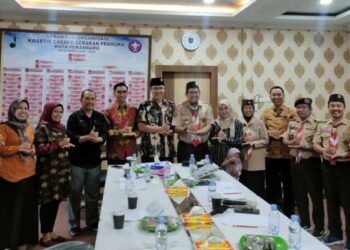 Bawaslu Kota Pekanbaru Koordinasi dengan Kwarcab, Rencanakan Pembentukan Saka Adhyasta Pemilu