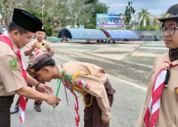 183 Penegak Pandega Ikuti Perkemahan Akbar Penegak Pandega Inhu