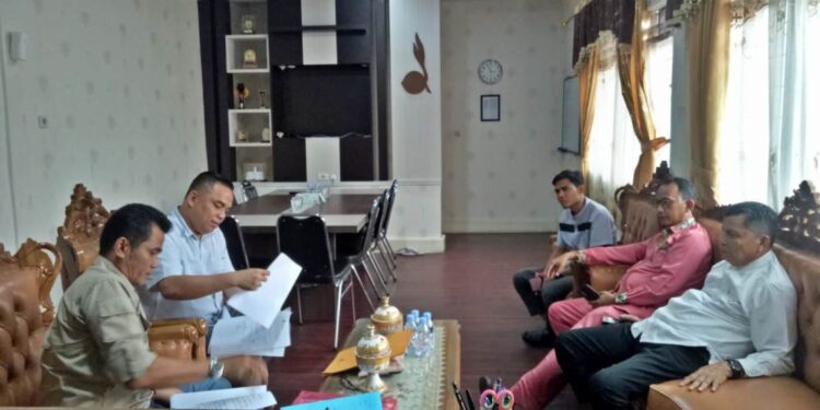 Kwarcab Kampar Laporkan Persiapan Pengukuhan Pengurus ke Kwarda Riau