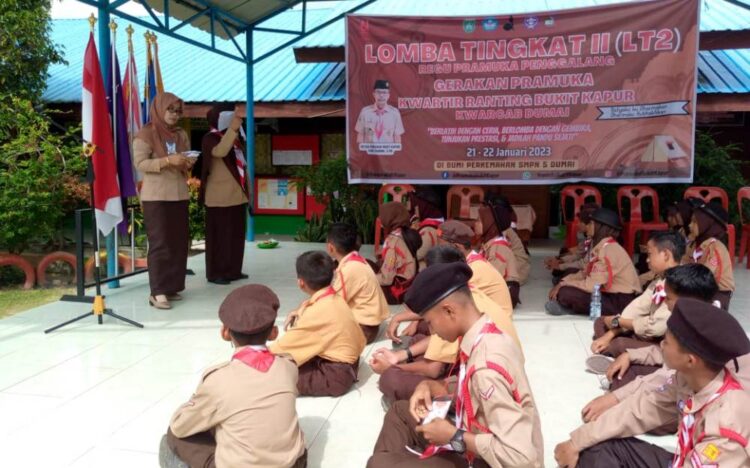 Regu Rajawali dan Anggrek Juarai LT-II Bukit Kapur