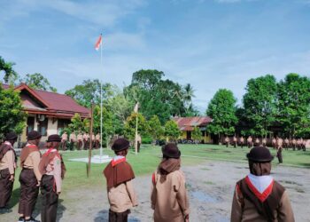 LT-II Kwarran Tebing Tinggi Barat Diikuti 9 Regu Penggalang