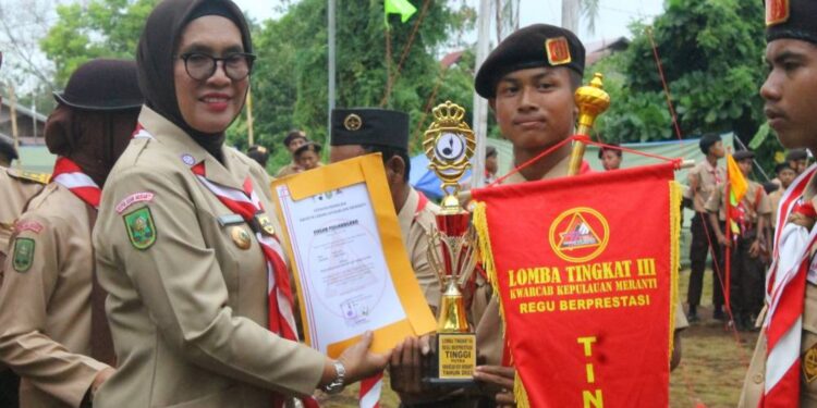 Regu Kuda Laut dan Sakura Raih Regu Berprestasi Tinggi di LT-III Kwarcab Kepulauan Meranti