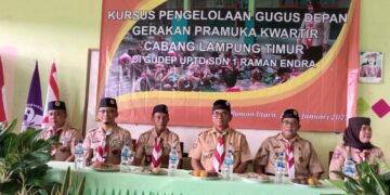 Tingkatkan Skill Manajerial Pembina, Gudep SDN 1 Raman Endra Gelar Kursus Pengelolaan Gugusdepan
