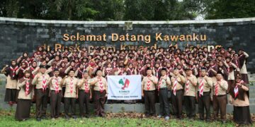 Sako Pramuka SIT Banjarnegara Ikuti Kemah Ukhwah Nasional V di Cibubur