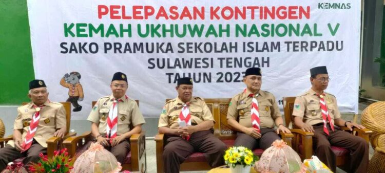 Kontingen Daerah Sulteng untuk Kemah Ukhuwah Nasional V Dilepas oleh Ketua Harian Kwarda