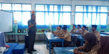 Jelang Perjusami, Danramil 02/Tebing Tinggi Cek Kesiapan Anggota Saka Wira Kartika