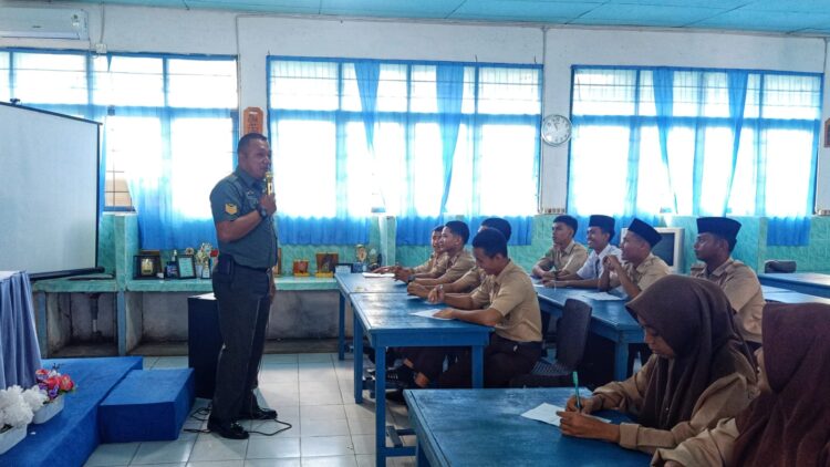 Jelang Perjusami, Danramil 02/Tebing Tinggi Cek Kesiapan Anggota Saka Wira Kartika