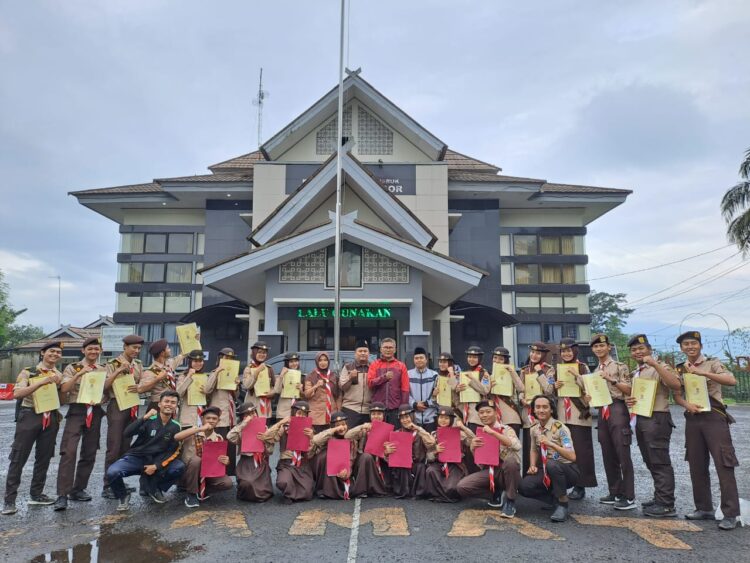 Kwarran Cijeruk Gelar Seleksi Pramuka Garuda Tahun 2023