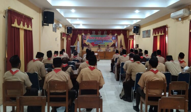 Buka Rakercab, Ketua Kwarcab Grobogan Ingin Wujudkan Karakter Lokal Berpikir Global Bagi Setiap Pramuka