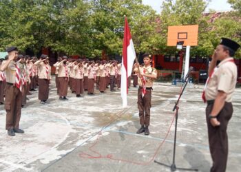 Pelantikan Pramuka Bantara di Pangkalan SMA dan SMK PGRI Wirosari