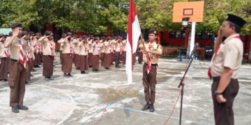 Pelantikan Pramuka Bantara di Pangkalan SMA dan SMK PGRI Wirosari