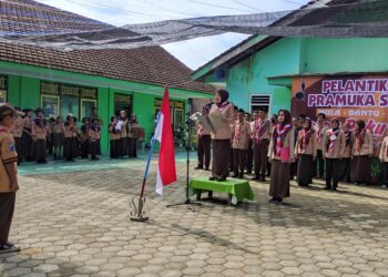 408 Pramuka Siaga Mula, Bantu, dan Tata di Korsa Paku Pawe Dilantik Bersamaan