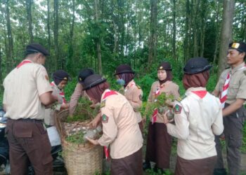 Sambut Hari Boden Powell, Saka Wanabakti Grobogan Canangkan Tanam 500 Pohon