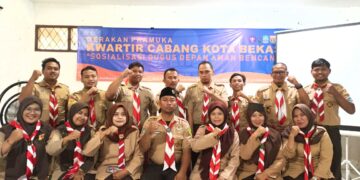 Kwarcab Kota Bekasi Gelar Sosialisasi Gudep Aman Bencana Guna Meningkatkan Kesiapsiagaan