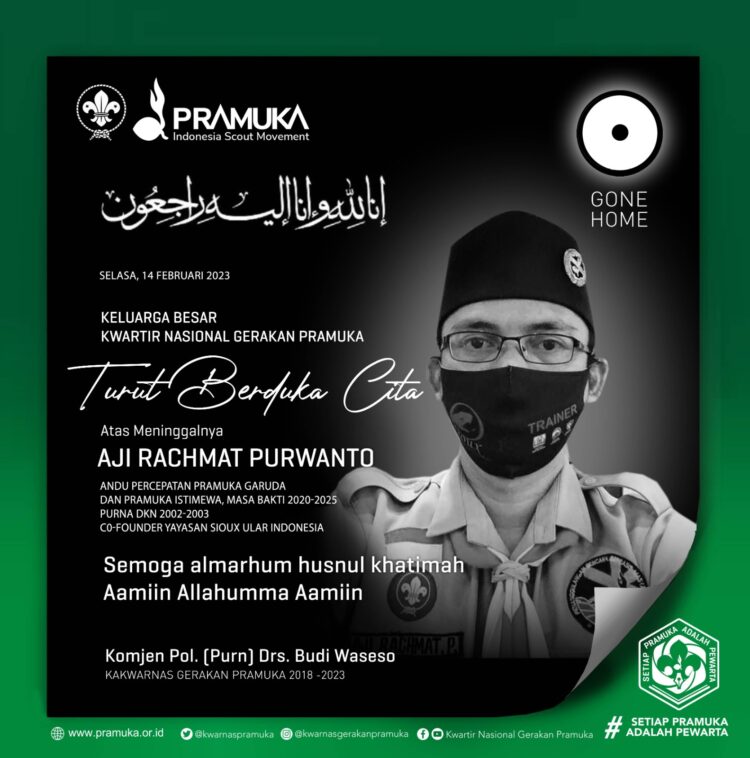 Berita Duka – Selamat Jalan Kak Aji Rachmat Purwanto