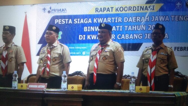 Kwarcab Jepara Menjadi Tuan Rumah Pesta Siaga Tahun 2023 Tingkat Binwil Pati