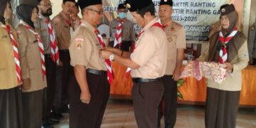 Pelantikan Pengurus Mabi dan Kwarran Gabus Masa Bakti 2023-2026