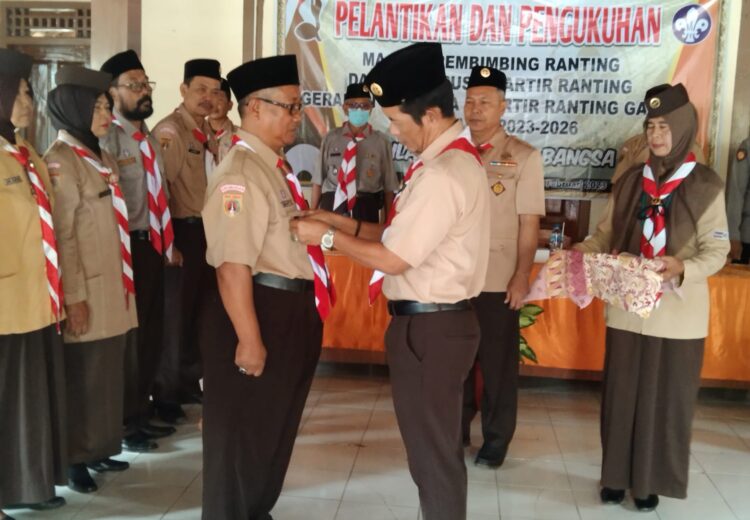 Pelantikan Pengurus Mabi dan Kwarran Gabus Masa Bakti 2023-2026