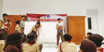 Gudep Pangkalan SMPN 2 Toroh Gelar Musyawarah Dewan Penggalang