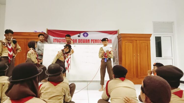 Gudep Pangkalan SMPN 2 Toroh Gelar Musyawarah Dewan Penggalang