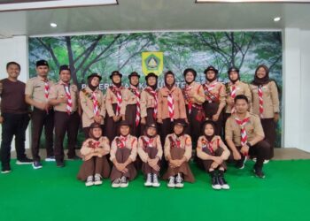 Kwarran Bojonggede Adakan Tapakan Pramuka Garuda Tahap 1 Tingkat Kwarran