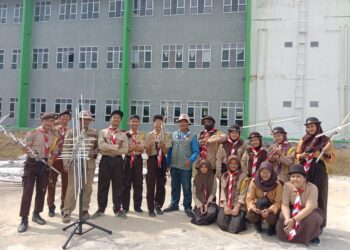 Pramuka Sambas Berpartisipasi Menerima Gambar SSTV 8F166LBP Baden Powell 2023